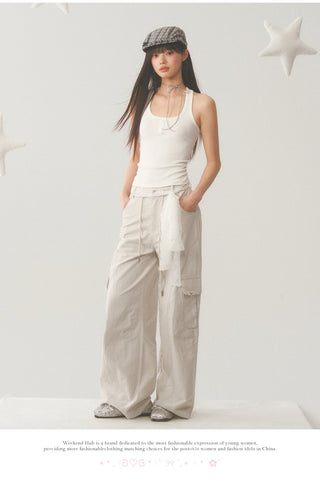 [WEEKH] Lace camisole top