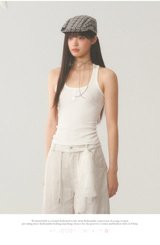 [WEEKH] Lace camisole top
