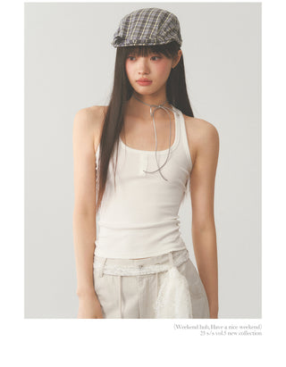 [WEEKH] Lace camisole top