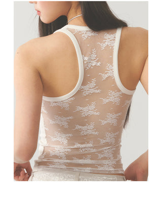 [WEEKH] Lace camisole top