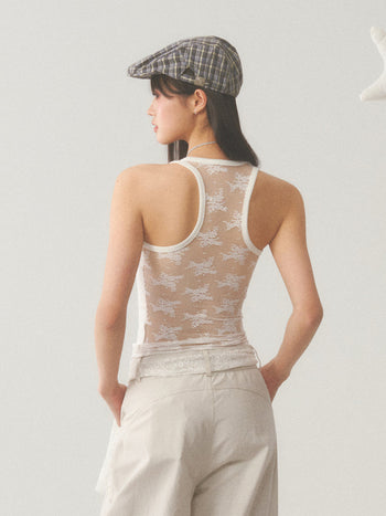 [WEEKH] Lace camisole top