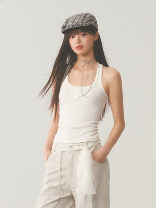 [WEEKH] Lace camisole top