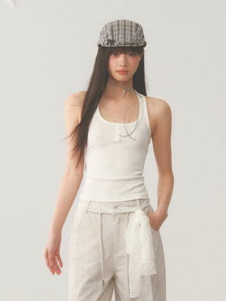 [WEEKH] Lace camisole top