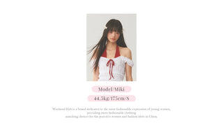 [WEEKH] Lace camisole top