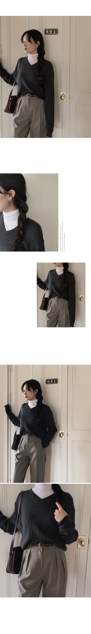 (Slim Fit/Basic Fit) Turtleneck T-Shirt - 7 Colors