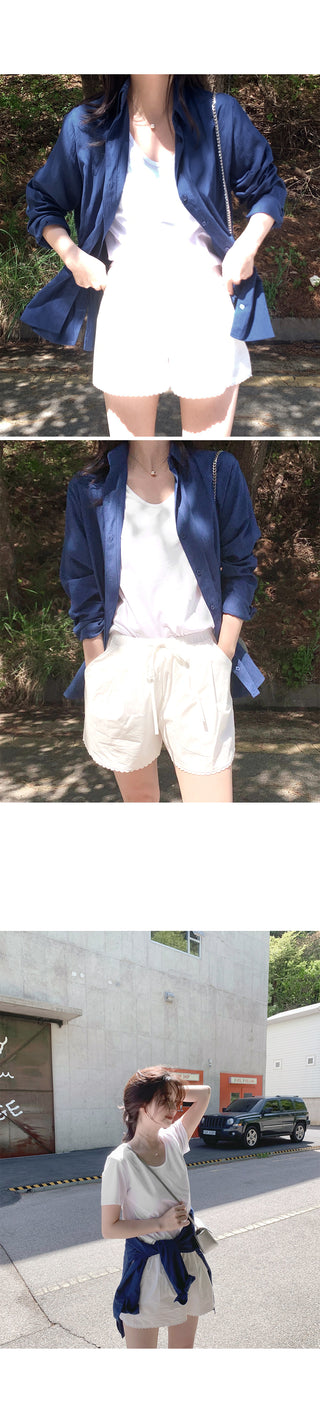 U-neck T-shirt - 7 colors