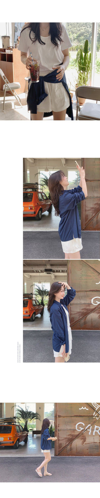 U-neck T-shirt - 7 colors