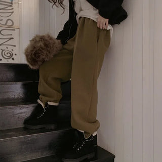 (Basic/Long) Double Fleece Jogger Pants (4 colors)