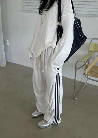 [unisex] wide string track pants (3c)