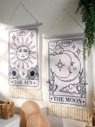 Sun and Moon Tarot Tapestry