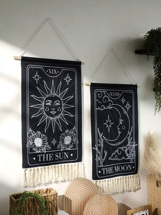 Sun and Moon Tarot Tapestry