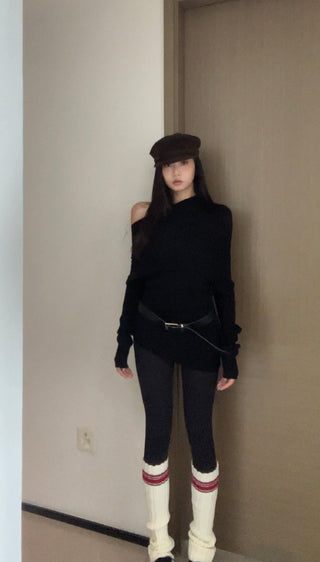 western knitted sweater tops