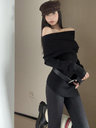 western knitted sweater tops