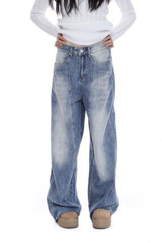 retro straight jeans