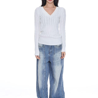 retro straight jeans