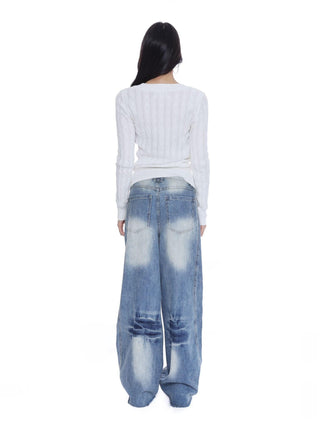 retro straight jeans