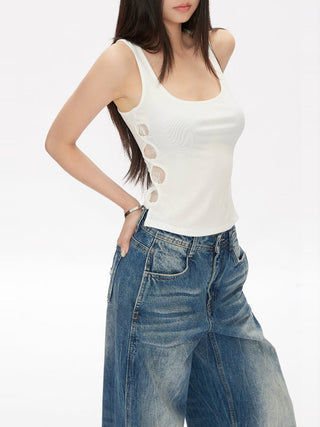 pure short waist tops