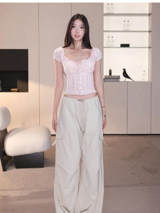 draping straight overalls