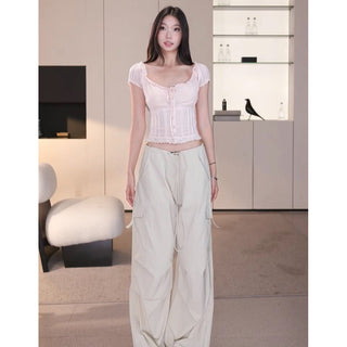 draping straight overalls