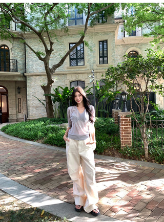 wide-leg workwear pants