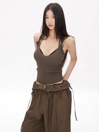 sexy sling vest tops