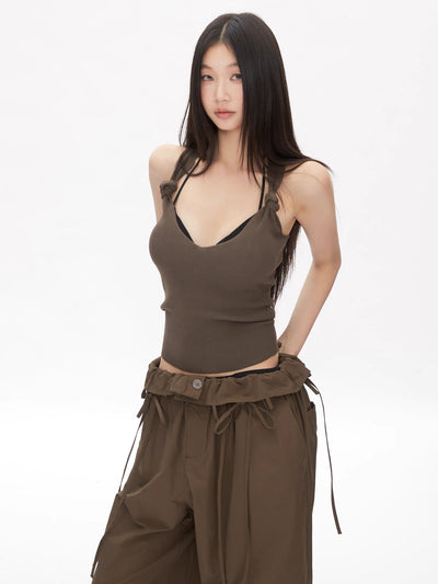 sexy sling vest tops