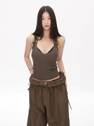 sexy sling vest tops