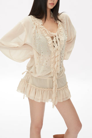 hot girl long tops