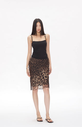 leopard print hip skirt 01