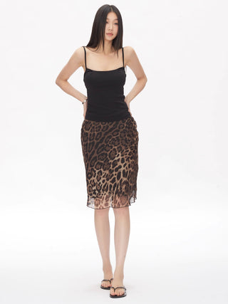 leopard print hip skirt 01