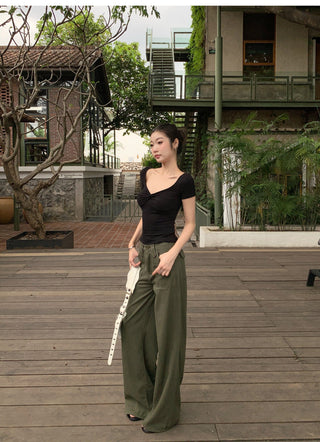 pure slim shoulder tops