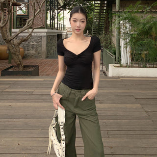 pure slim shoulder tops