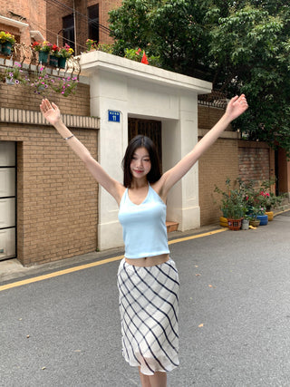 low waist sheath skirt