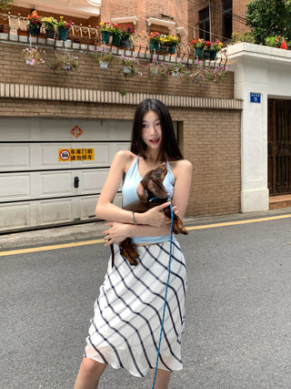low waist sheath skirt