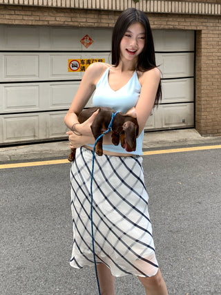 low waist sheath skirt