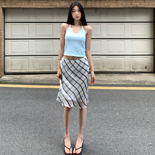 low waist sheath skirt