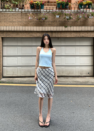 low waist sheath skirt