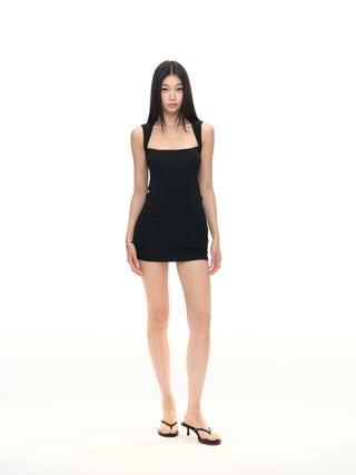 black camisole dress skirt
