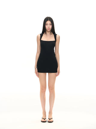 black camisole dress skirt