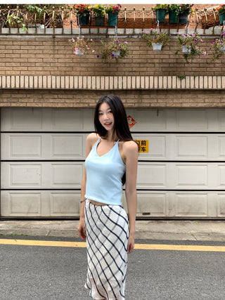 halter hot girl tops