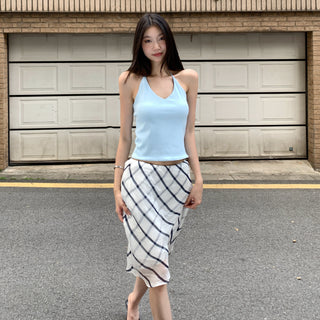 halter hot girl tops