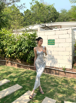 sexy backless dress skirt