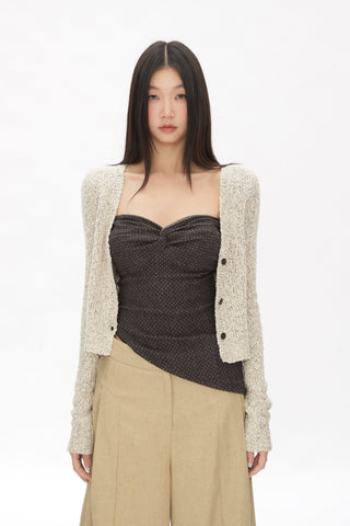khaki wide-leg pants