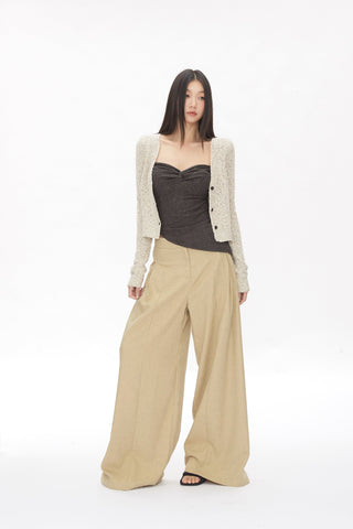 short knitted cardigan tops