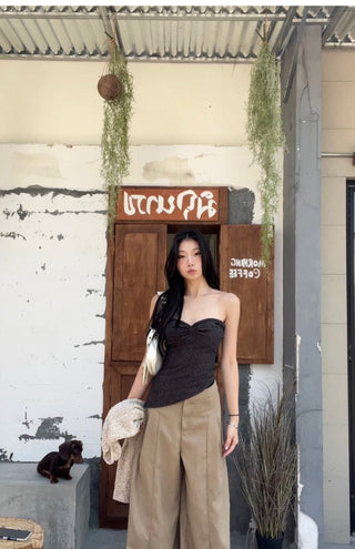 short knitted cardigan tops