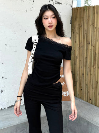 off-shoulder short tops