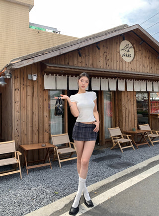 pure sexy plaid skirt