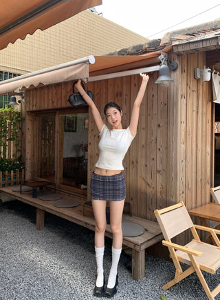 pure sexy plaid skirt