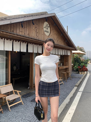 pure sexy plaid skirt