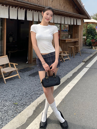pure sexy plaid skirt